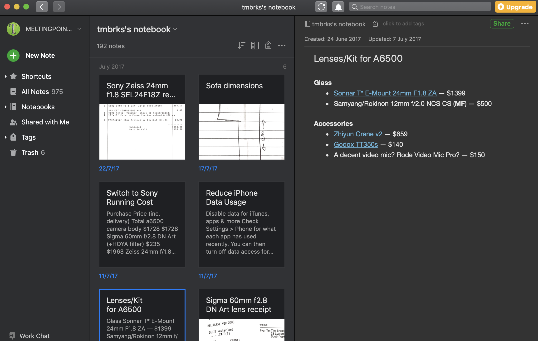 evernote templates mac