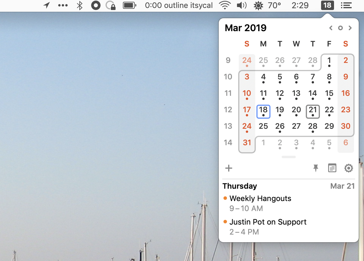 outlook for mac calendar entry creation date