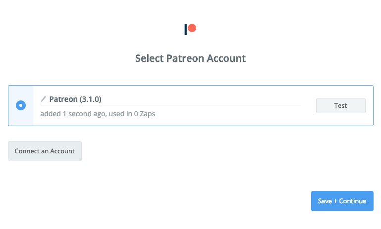 Patreon connection successfull