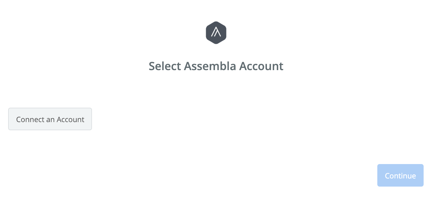 Click to connect Assembla