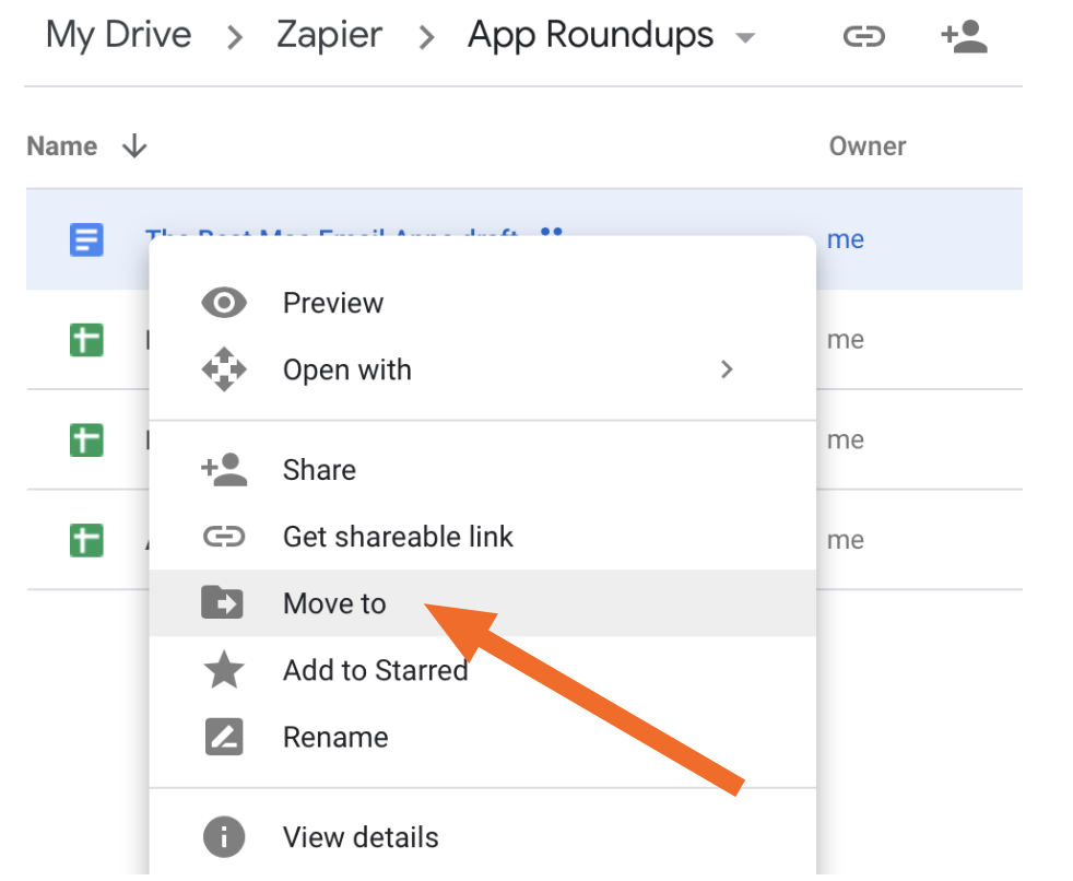 google drive folder on desktop