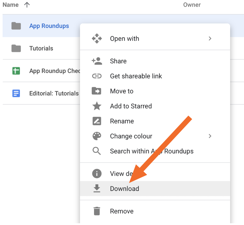 google drive download all files