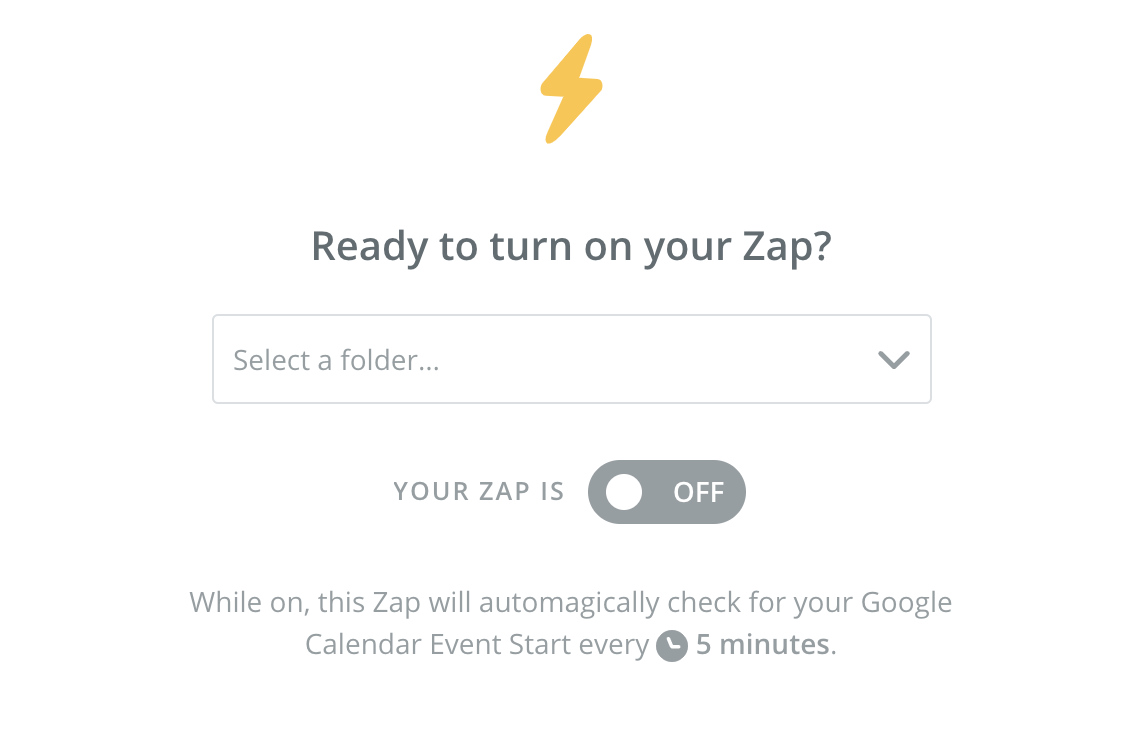 Save your Zap