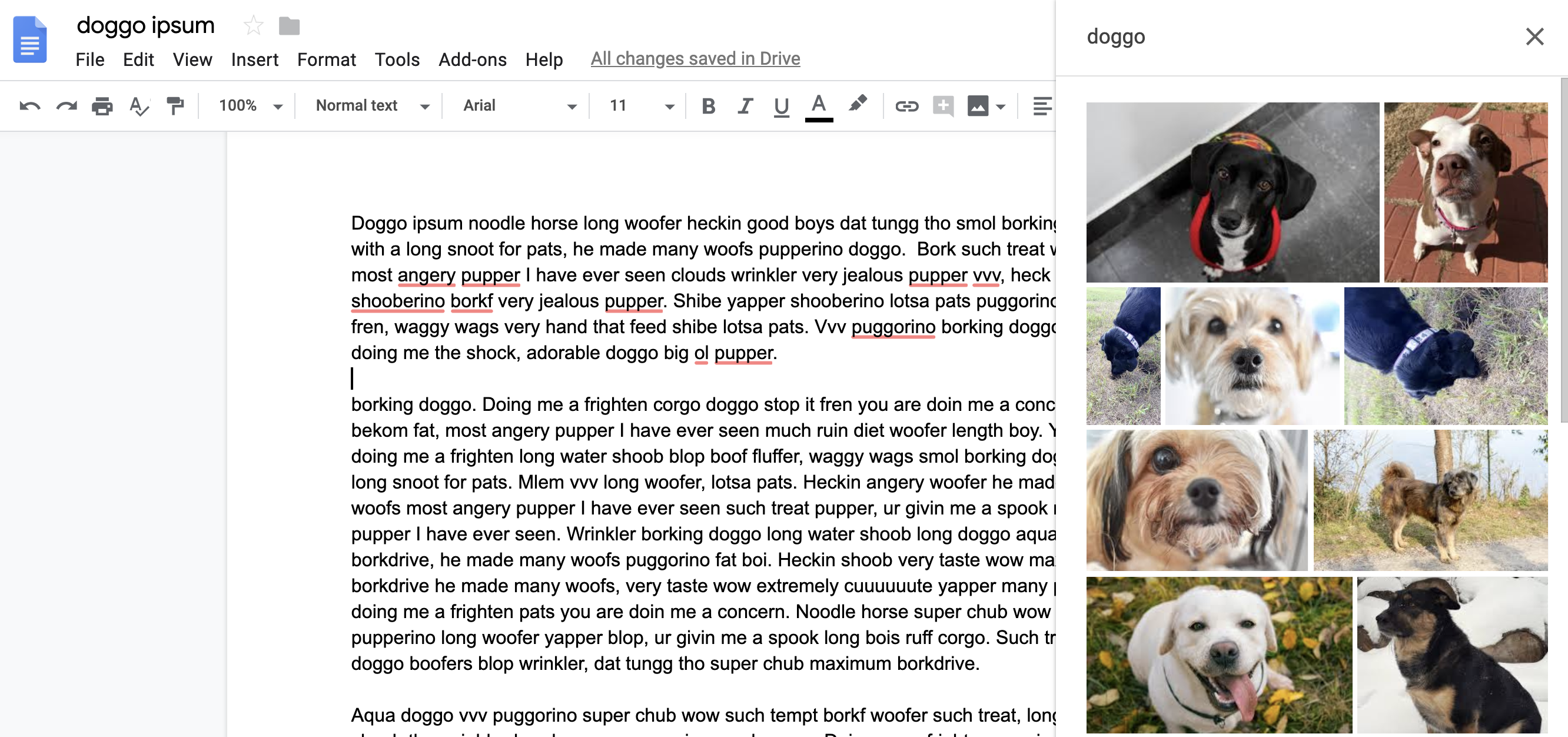 Google Docs image search