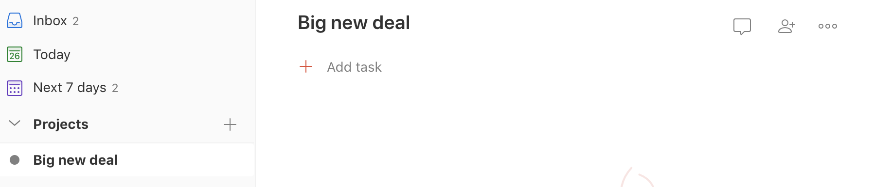 Zapier creates a new project in Todoist that corresponds with the Pipedrive deal