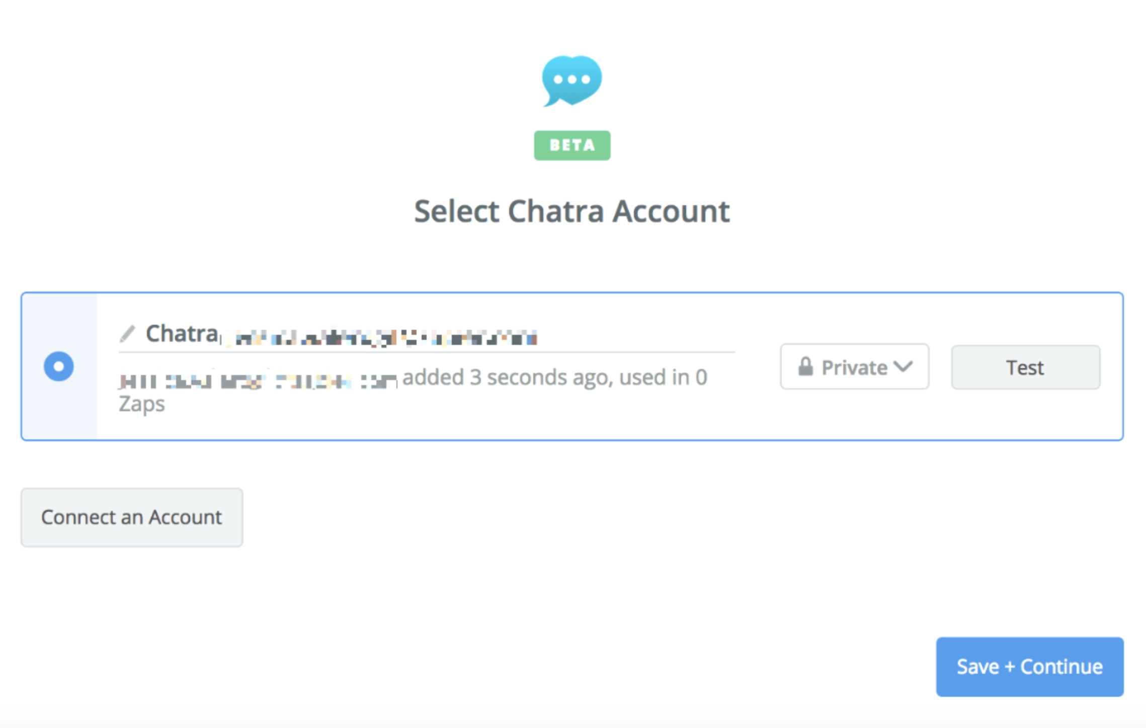 Chatra connection successfull