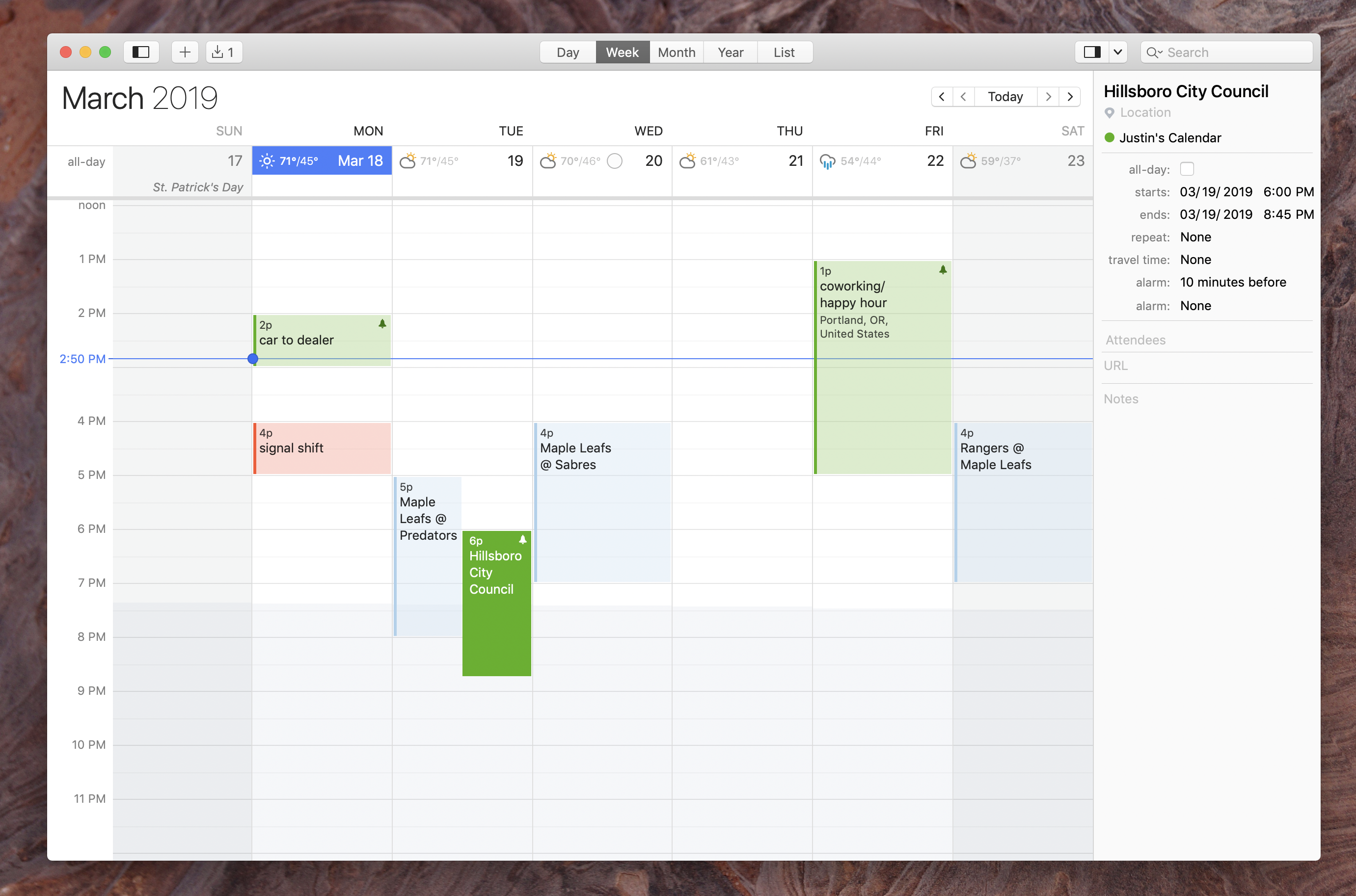 google calendar app mac os