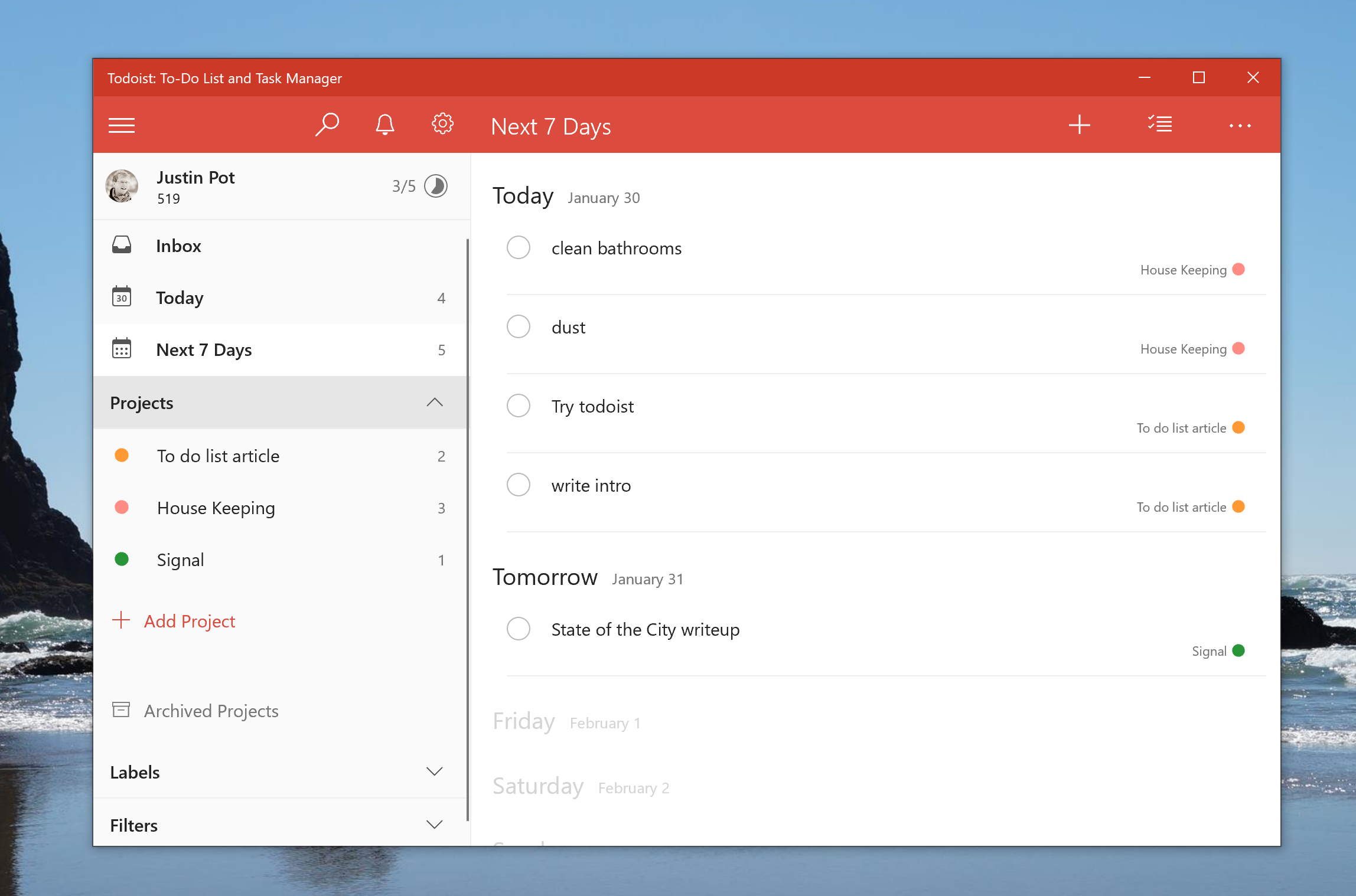 todoist for desktop