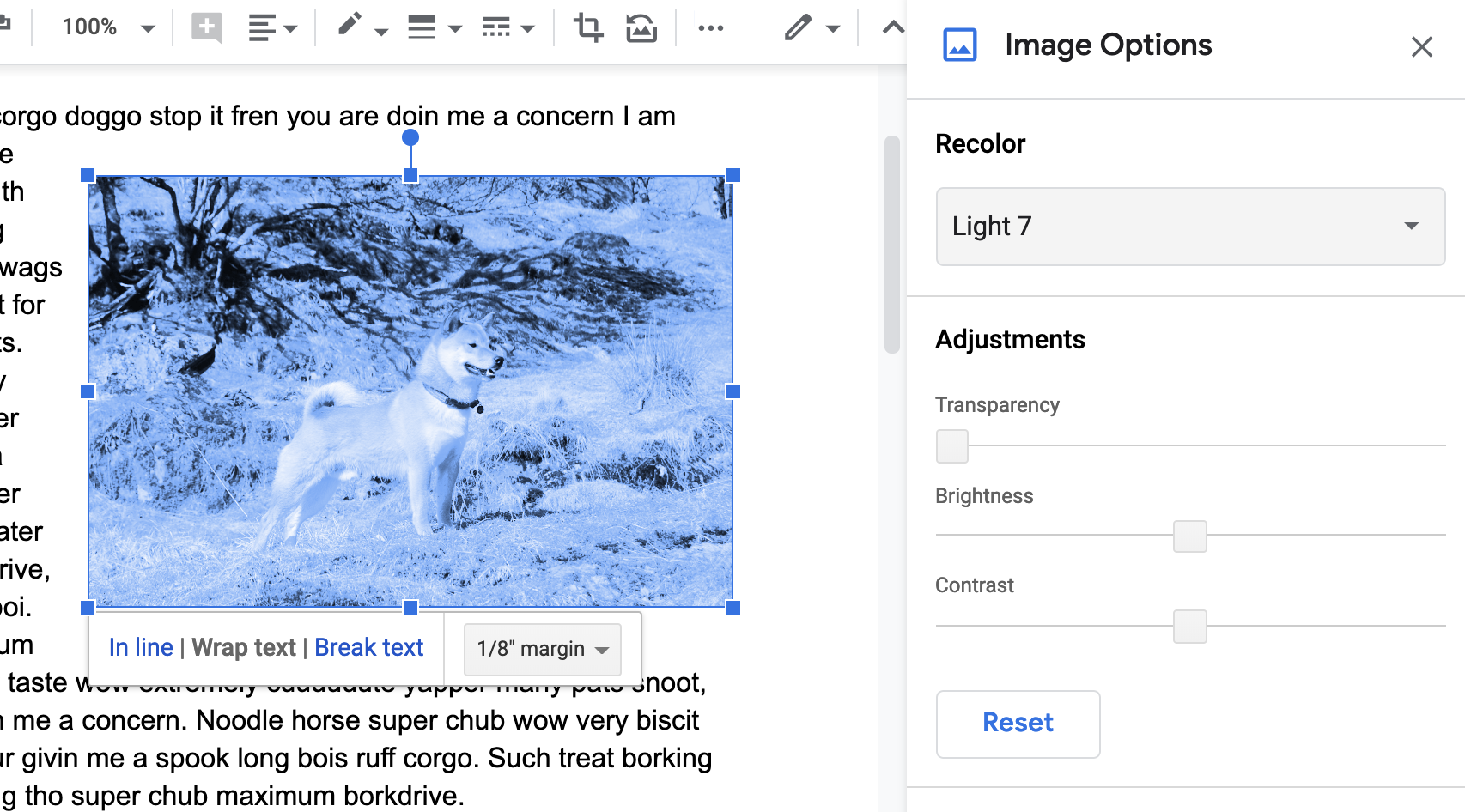 How To Make A Image In Google Docs