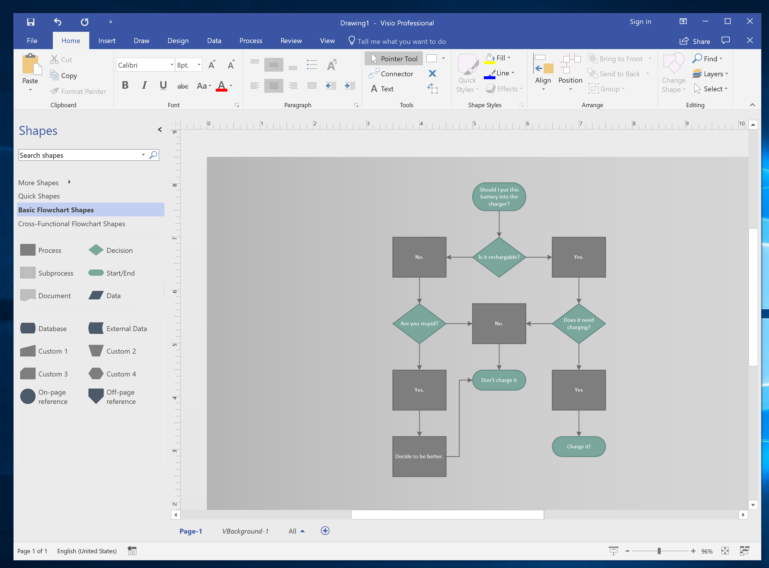 Microsoft Visio Flowchart Panduan Flowchart Lintas Fungsional Di Ms 