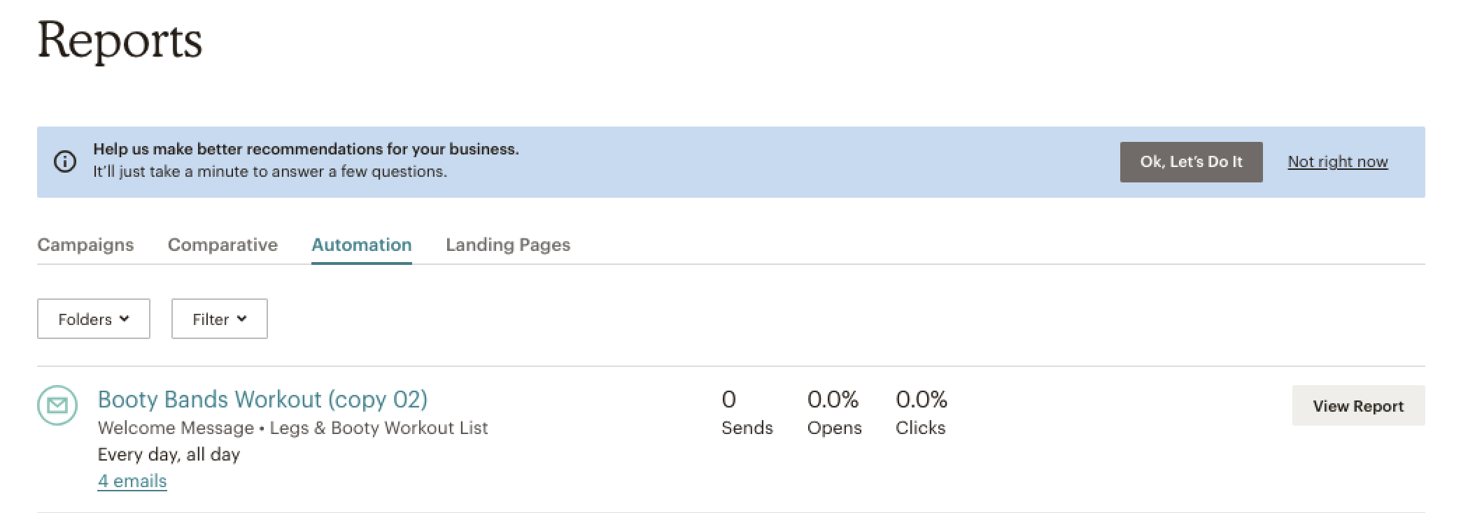 Analyze reports
