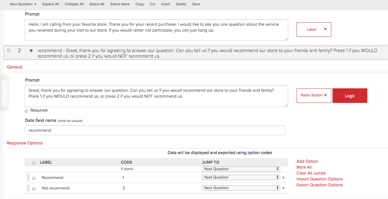 Create interactive voice data collection forms with Magpi.