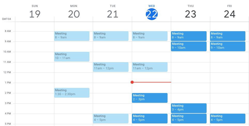 Time blocking apple calendar Idea