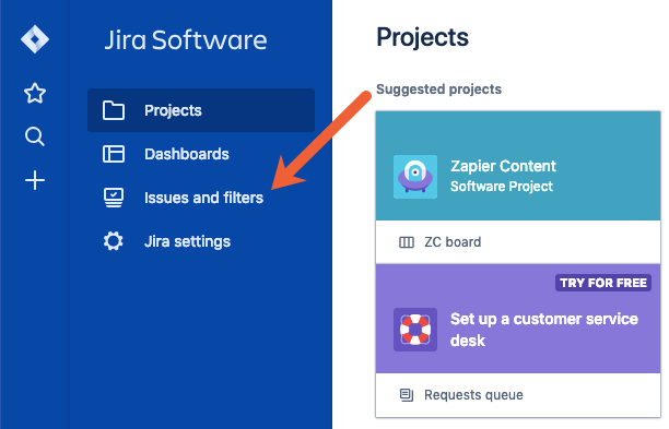 find Jira filters